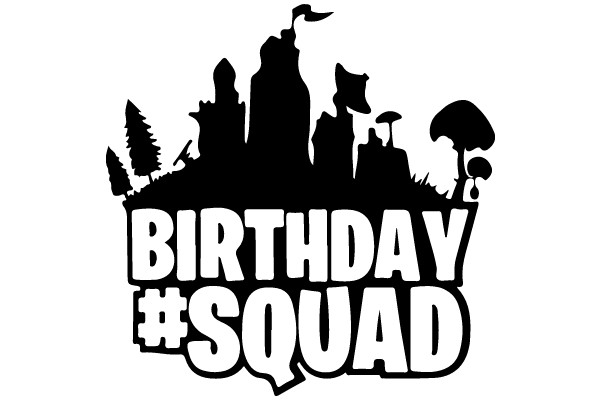 Birthday Squad: A Silhouette of a City Celebrating a Birthday