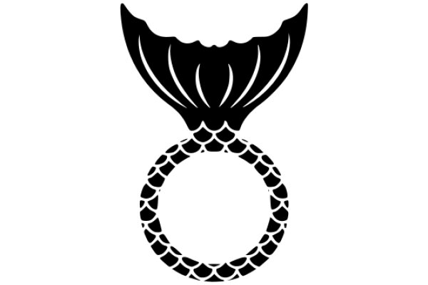 Stylized Anchor Symbol with a Ring