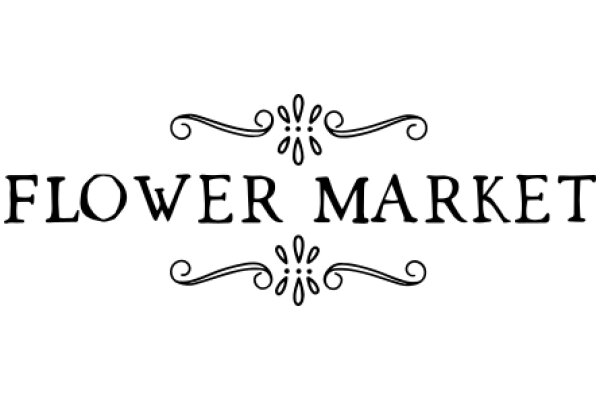 Flower Market Sign: A Symbol of Nature's Beauty