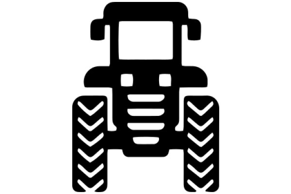 Simplistic Icon of a Tractor