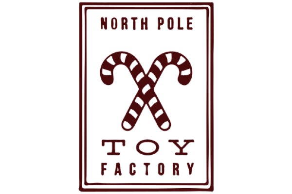 North Pole Toy Factory: A Festive Holiday Logo