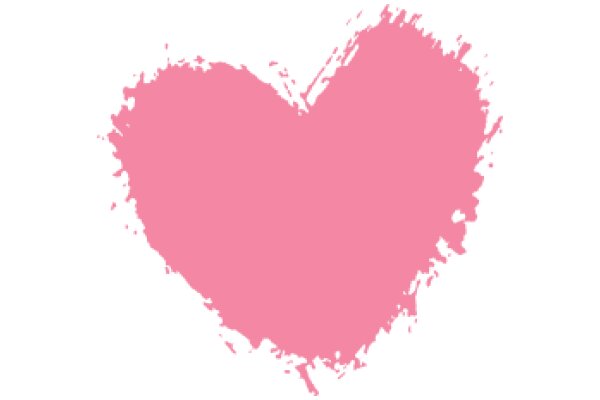 Pink Heart with Distressed Texture