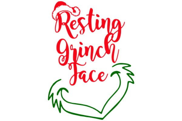 Resting Grinch Face: A Festive Holiday Greeting