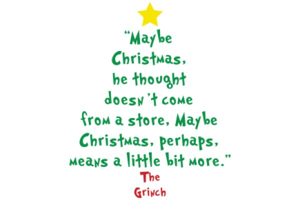 A Festive Christmas Quote from The Grinch