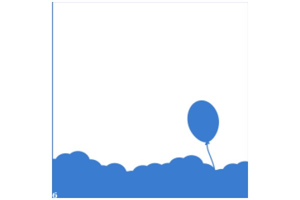 A Solitary Blue Balloon Floating in a Blue Sky