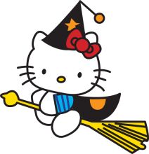 Whimsical Hello Kitty: A Playful Cartoon Character