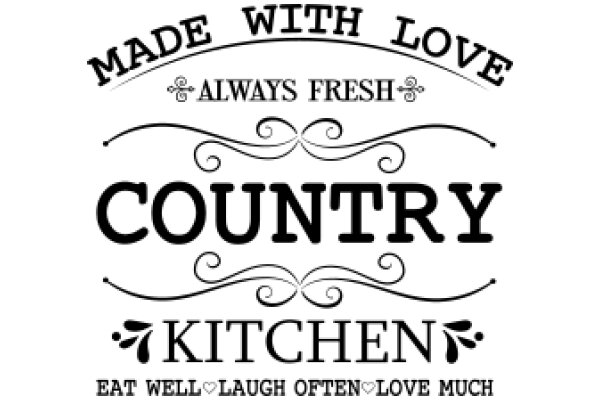 Made with Love: Always Fresh, Country Kitchen, Eat Well, Laugh Often, Love Much