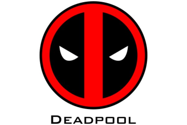 Vibrant Red and Black Logo for Deadpool