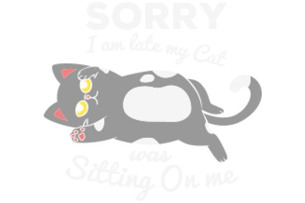 Sorry, I Am Late My Cat Was Sitting On Me