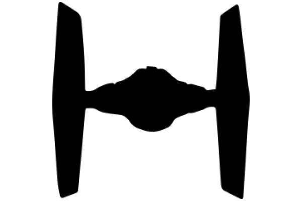 Silhouette of a TIE Interceptor from Star Wars