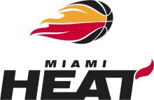 Miami Heat Logo with Flame Design