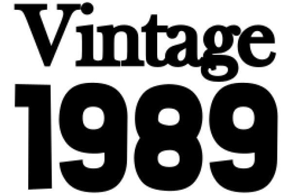 Vintage 1989: A Nostalgic Journey Through Time