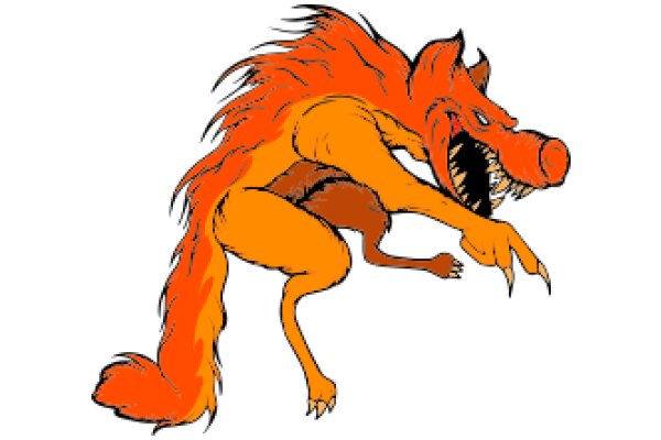 Fierce and Furry: The Orange Beast