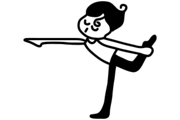 A Cartoon Character in a Pose