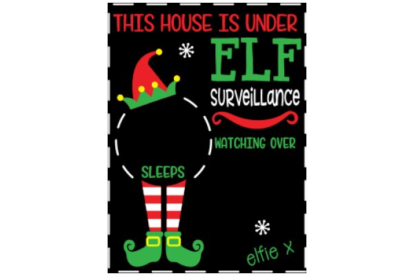 Under the Elf's Surveillance: A Holiday-Themed Security Poster