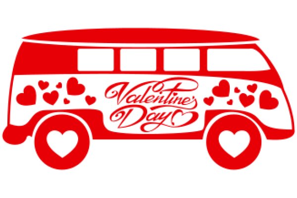 Celebrating Valentine's Day with a Red Van