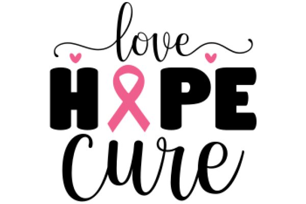 Love, Hope, and Cure: A Graphic Design for Breast Cancer Awareness