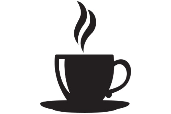 A Simple Icon of a Coffee Cup with Steam