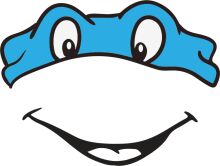 A Playful Blue Turtle Logo