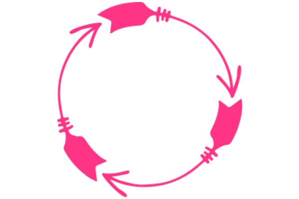 A Pink Loop with a Toothbrush-like Design