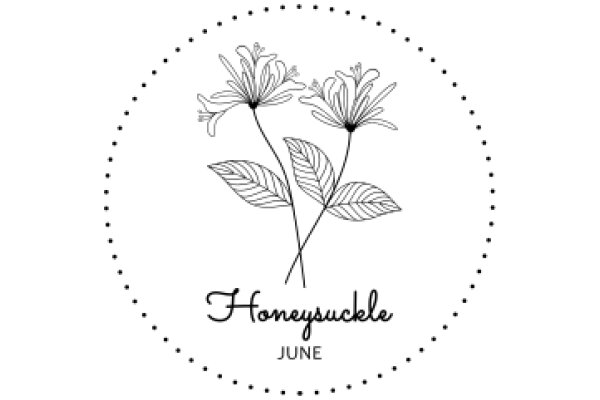 Honeysuckle: A Floral Illustration for June