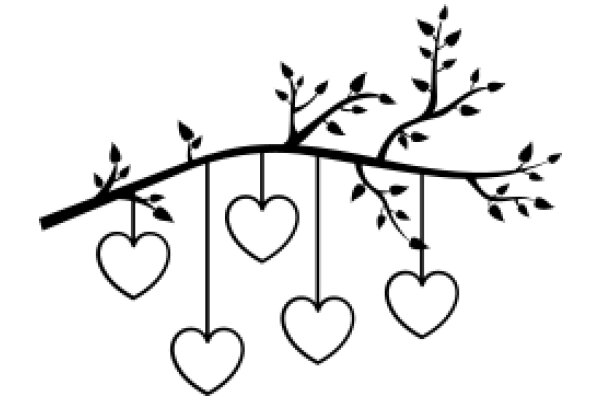 Elegant Tree with Heart-Shaped Leaves