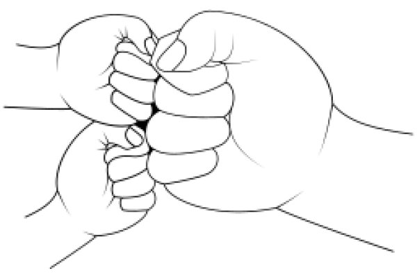 Two Hands Clasped in a Handshake