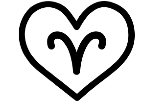 Simplistic Logo of a Heart with a Spiral Design