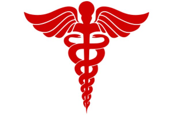 Vibrant Red Medical Cross Symbol