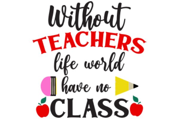 Without Teachers, Life Would Have No Class