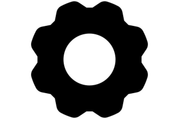 Simplistic Icon of a Gear