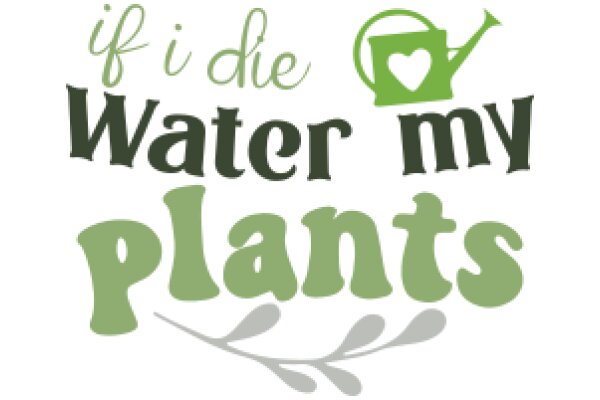 If I Die, Water My Plants: A Heartwarming Message of Love and Responsibility