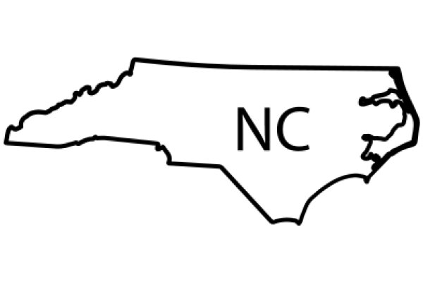 Simplified Map of North Carolina