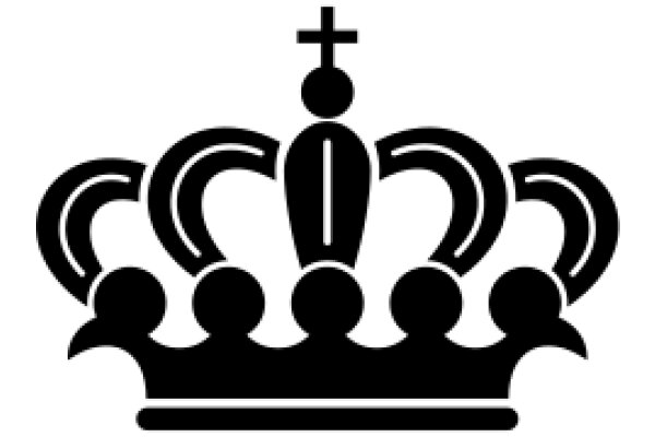 A Monochrome Crown with People Surrounding It