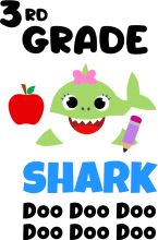 Third Grade: Shark's Adventure in the Ocean