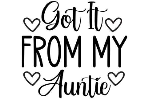 A Heartfelt Gift: 'From My Auntie' with a Touch of Love