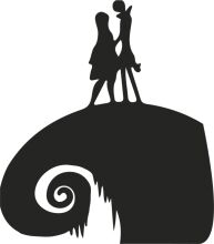 Silhouette of a Couple on a Cliff: A Symbol of Love and Adventure