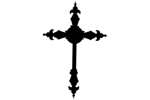 Gothic Cross Silhouette: A Symbol of Faith and Devotion