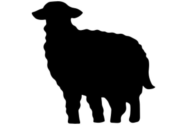 A Silhouette of a Sheep: A Symbol of Peace and Harmony