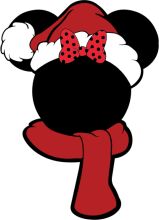 Mickey Mouse in a Festive Holiday Outfit