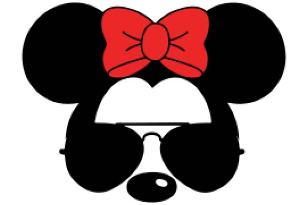 Stylish Mickey Mouse Eyewear with a Red Bow