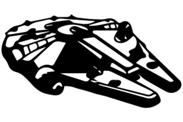 Stylized Illustration of a Star Wars Millennium Falcon