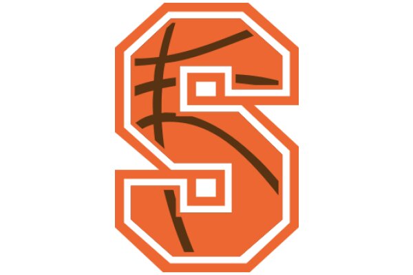 Vibrant Orange and Brown S Logo