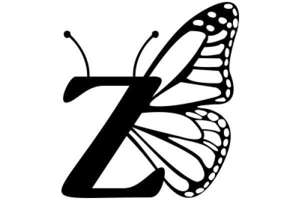 Stylized Butterfly Logo with the Letter 'Z'