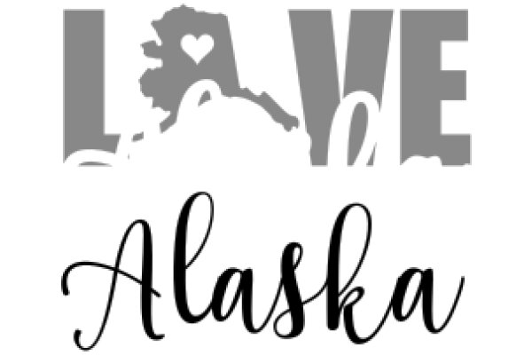 Love for Alaska: A Graphic Design Showcasing the State's Iconic Symbols