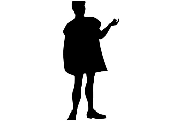 Silhouette of a Person in a Silhouette of a Person