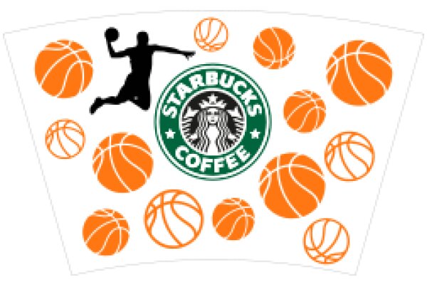 Starbucks Coffee Advertisement: A Basketball-Themed Design