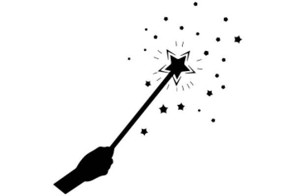 Magical Moment: A Wand and Starry Sky