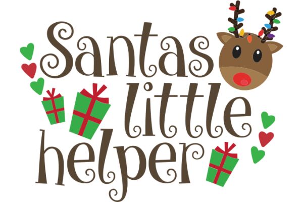 Santa's Little Helper: A Festive Christmas Greeting