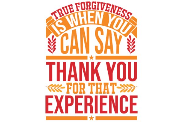 Thank You for Your Experience: A Sign of Gratitude and Appreciation